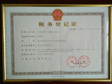 稅務(wù)登記證